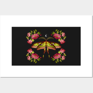 moon moth Posters and Art